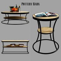 Bartlett Reclaimed Wood Coffee Table Side Table Console Table