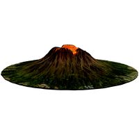 Volcano with Lava