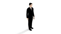Low Poly Buisness Man