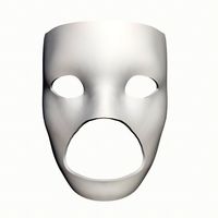 White mask
