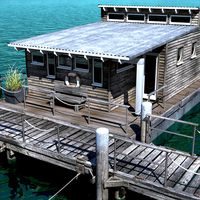 Floating House with Pier