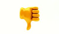 EMOJI THUMBS DOWN ICON