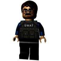 Lego James Gordon SWAT suit