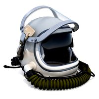 GSH6 High Altitude Flying Helmet Raised Visor