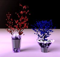 Centerpiece vases and flowers 2