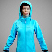 Green Sports Pull Hoodie