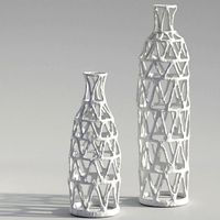 WEST ELM Papier-Mache Vases