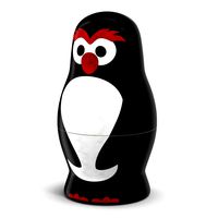 Matryoshka Penguin Doll 3D Model