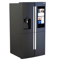Photorealistic Samsung 28 cu ft Capacity 4 Door Flex Refrigerator with Family Hub