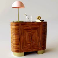 Avalon rattan bar