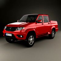 UAZ Patriot (23632) Pickup with HQ interior 2014