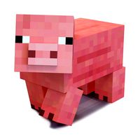Minecraft Pig Rigged 3D Model