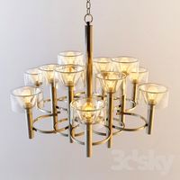 Italian circular chandelier motiff