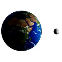 Earth With Moon