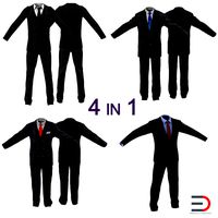 Suits 3D Models Collection