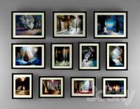 Pictures in frames