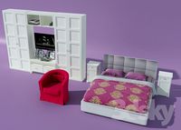 Set of furniture for Ikea bedrooms
