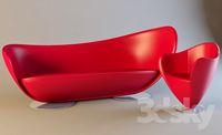 sofa + armchair
