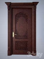 Carved door