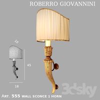 sconces Art. 555, ROBERTO GIOVANNINI