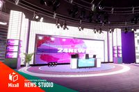 News studio - exposition stands