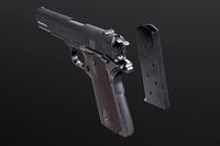 American WW2 Semi-Auto Pistol (PBR, 4K)
