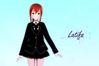 Latifa V2 3D: Free Anime Style Character (Game-Ready/VRChat)