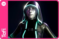 Shadow Villain Outfit Female from Tafi