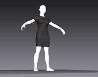 Clothes for Marvelous Designer: Dress02(1)