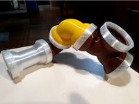 Hagen Habitrail compatible tubes, couplers, T and 90deg parts for hamster, mice, rat, etc. by ziablik