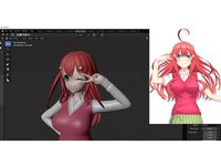 itsuki Nakano (the quintessential quintuplets) by DoctorZath