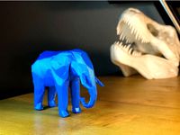 LOW POLY ELEPHANT by _rob3D