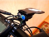 Bike light visor for Solarstorm X2 by 1MRF