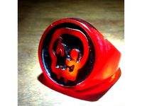 HOG Skull Ring V2 (Circled) by CADtendo