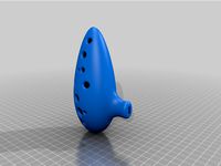 Remix of updated 12 hole ocarina (has ocarina of time details) by aGuyWithaFlashforgeAdventurer3