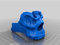 Airsoft M4 skull magwell grip by csakip