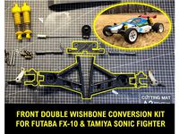 Futaba FX-10 : front double-wishbone conversion kit by miniguy71
