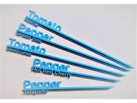 Customizable Nursery Garden Plant Tag / Label Stake with subtext by Sekellus1