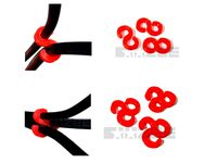 s-hook clip for bicycle cables by OOZEEbike by Wiktor3D