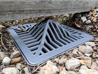 250mm Storm Water Drain Grate with Leaf Guard by jayle