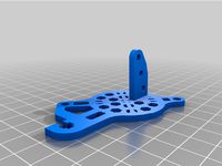 Support Bracket for Later Fan w/ BLTOUCH support for MAKERPARTS V2 ALL-METAL PRINTER by marianok