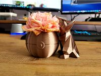 Typhlosion Planter by Miniquinox