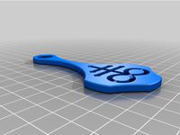 Leviathan cross keychain by MORONator