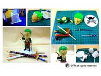 One Piece-Roronoa Zoro & Pirate Flag Bottom by nba2006428