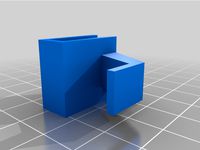 Hook for glass pane shower - improved by orbin50