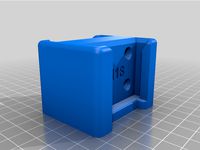 Dual M18 Battery Mount (Squared bottom/removed chamfers) by livefrom504