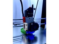 X - Carriage with Extruder V6 + BMG Trianglelab by Alekovic3D
