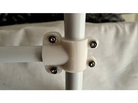 Bracket for steel framed bunk bed. by jim3drobinson