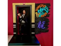 John Wick (Diamond Select) Brick EL Wire (Fake Neon) Wall Add-On by SmashD