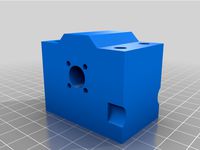 TOPCNC Heavy T8 nut holder x axis by daxounet